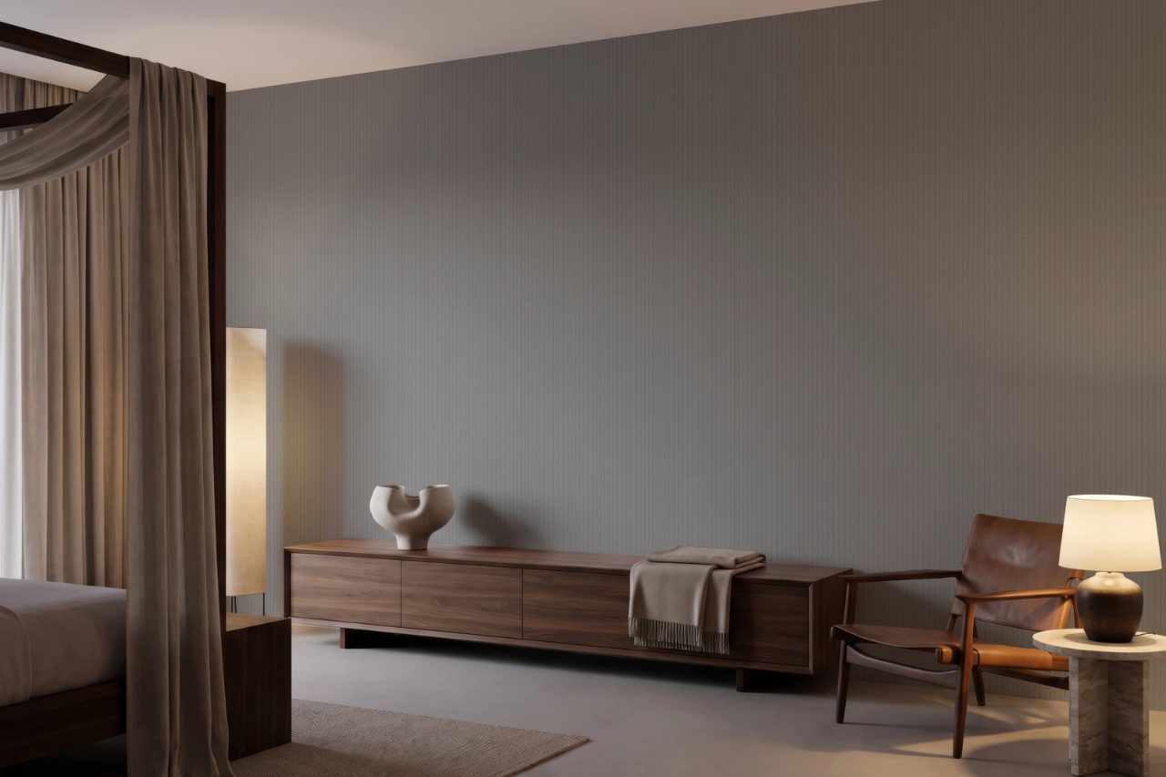 OP2703 PINSTRIPE - SLATE TEKSTİL TABANLI DUVAR KAĞIDI