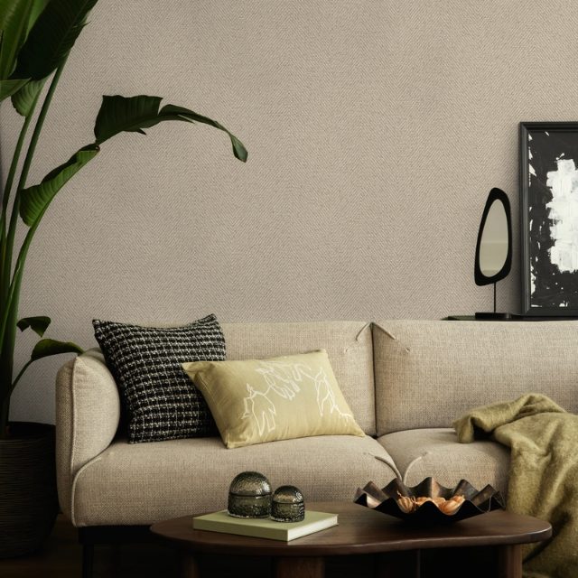 OP32368 TWEED - ALMOND TEKSTİL TABANLI DUVAR KAĞIDI